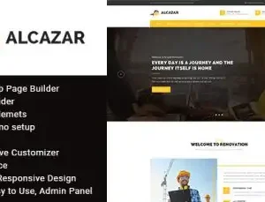 Alcazar – Construction & Building WordPress Theme 1.1