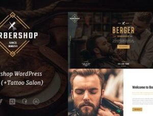 Berger | Barbershop & Tattoo WordPress Theme 1.1.1