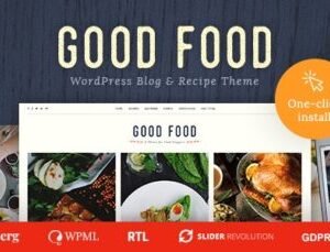 Good Food – Recipe Magazine & Food Blogging Theme 1.1.9