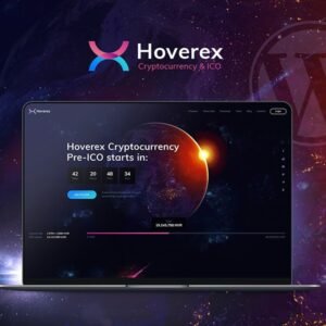 hoverex | Cryptocurrency & ICO WordPress Theme + Spanish 1.3.3
