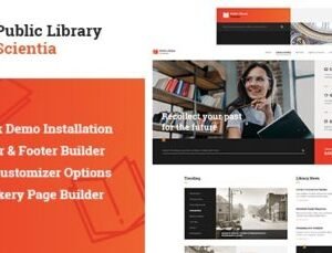 Scientia | Public Library & Book Store Education Theme 1.0.6.1