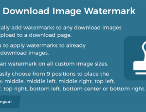 Easy Digital Downloads – Download Image Watermark 1.1.0