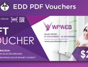 Easy Digital Downloads PDF Vouchers 2.1.3