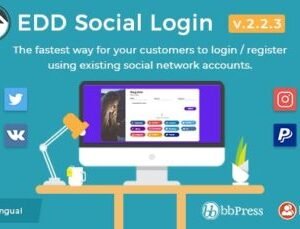 Easy Digital Downloads – Social Login 2.5.3