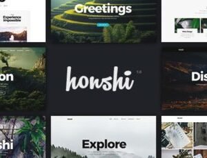 Honshi – WordPress Simple Portfolio Theme 2.6.2